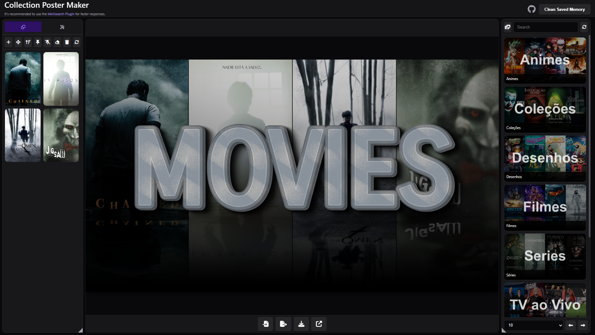 movies.metal app screenshot